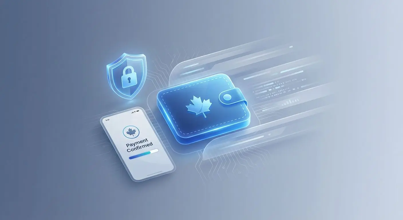 Preferred e-wallet payment method for Canadian players with security and speed theme